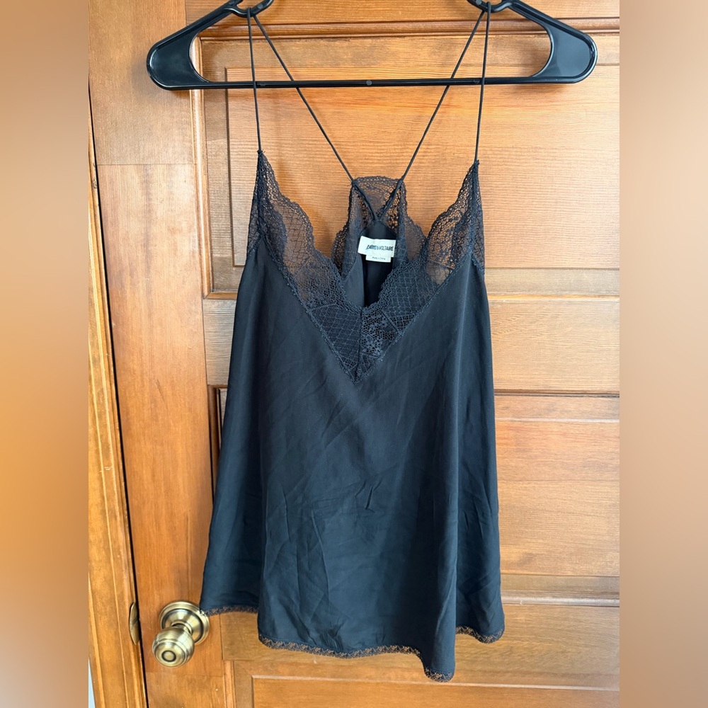 ZADIG & VOLTAIRE CHRISTY SILK CAMISOLE - Picture 2 of 6